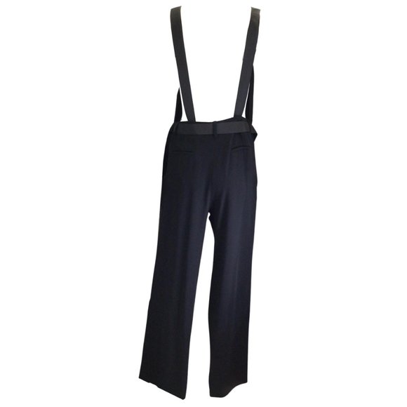 GIVENCHY BLACK LACE DETAIL CREPE JUMPSUIT - Picture 3 of 4